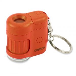 CARSON Microscope de poche 20x Led Orange 