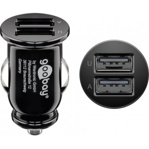 Chargeur de voiture USB double 2,4 A