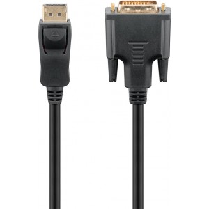 Câble adaptateur DisplayPort/DVI-D Doré