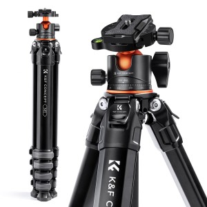 K&F Trepied Alu + rotule sphérique Charge 15Kg