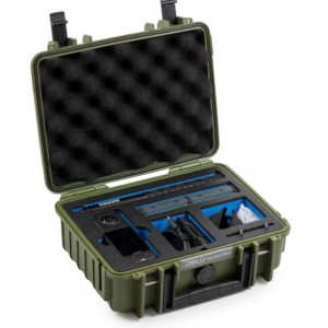 B&W Valise type 1000 Insta 360 X5 vert fonc&eacute;